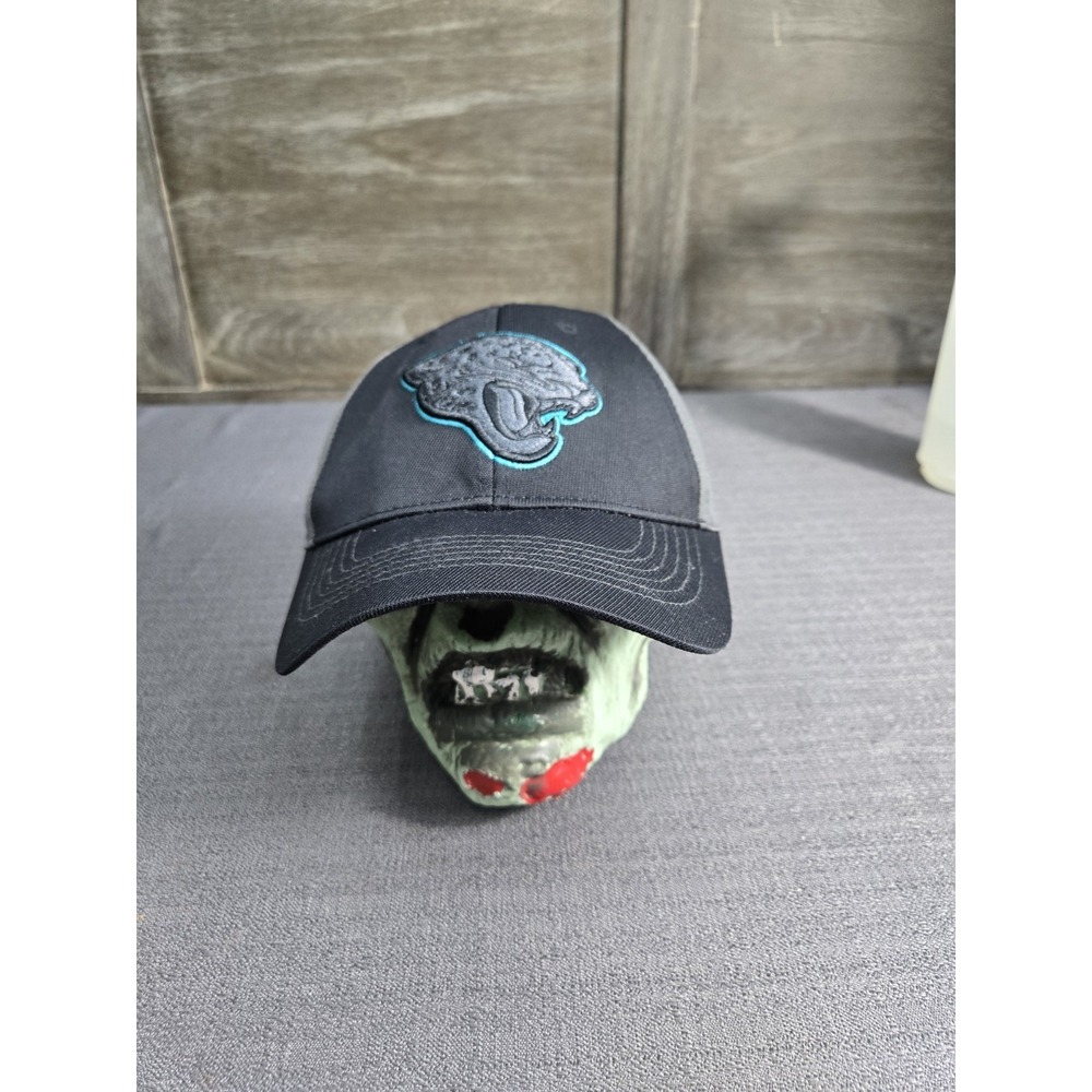 Jacksonville Jaguars NFL Team Apparel Adjustable Hat Cap Black Gray